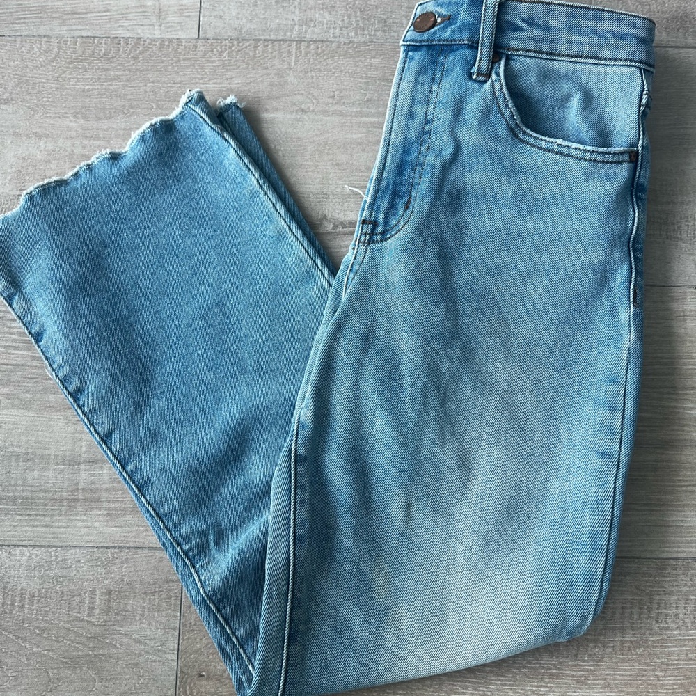 William Rast Light Blue Cropped Jeans
